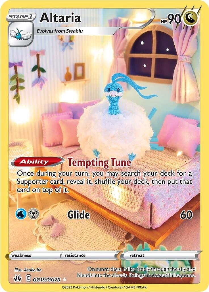 Crown Zenith Altaria Pokémon card